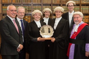 Posing along with the other finalists (& winners) Nottingham Law School