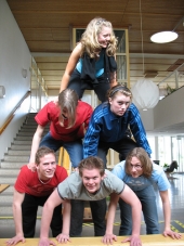 human pyramid