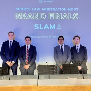 A SLAM-dunk for Will and Kieran: Competing at the Sports Law Arbitration Moot