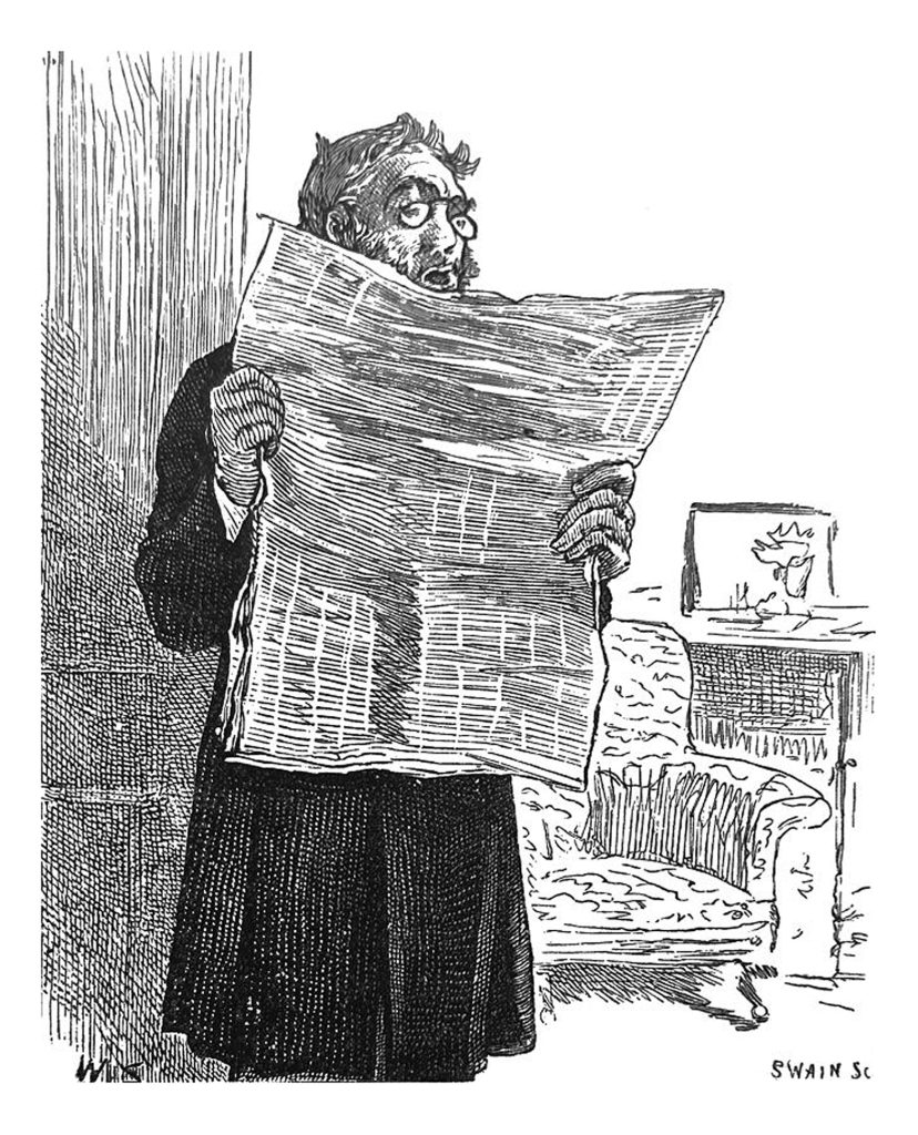 19th century newspaper