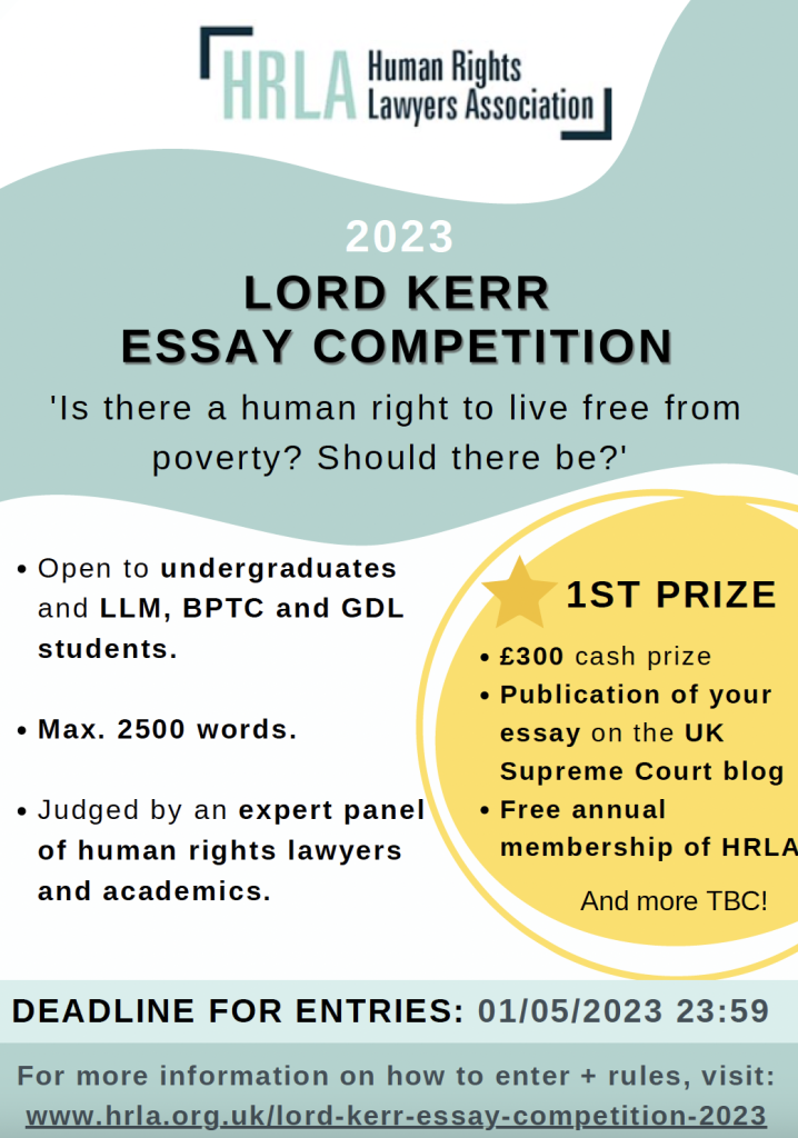 human rights essay competition 2023