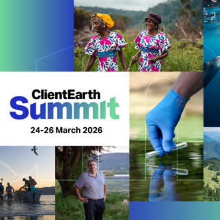 Interested in climate justice and environmental law? The ClientEarth Summit is here!